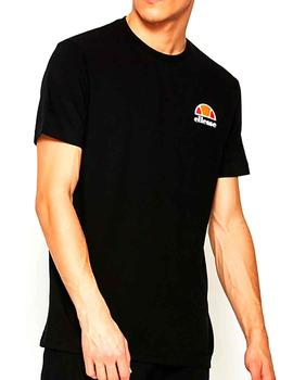 Camiseta Ellesse negra logo pequeño Canaletto