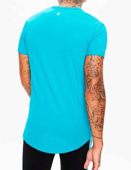 Camiseta 11 Degrees Core Muscle Fit verde azulado