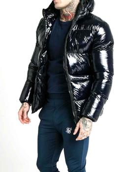 Cazadora SikSilk brillante Adapt Jacket marino