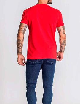 Camiseta Gianni Kavanagh roja para hombre