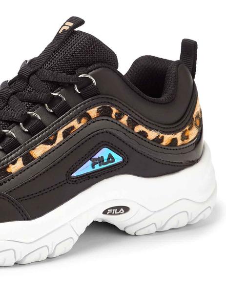 Fila Strada negras leopardo mujer