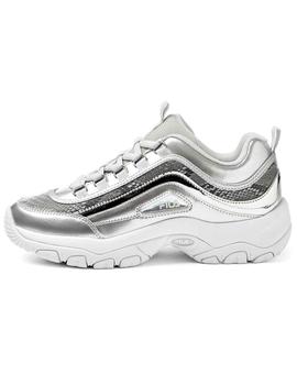 Zapatos fila plateados gris hotsell