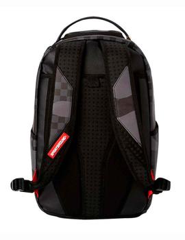 Mochila Sprayground 3AM Shark cuadros negros