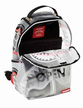 Mochila Sprayground caucho transparente RIP Shark