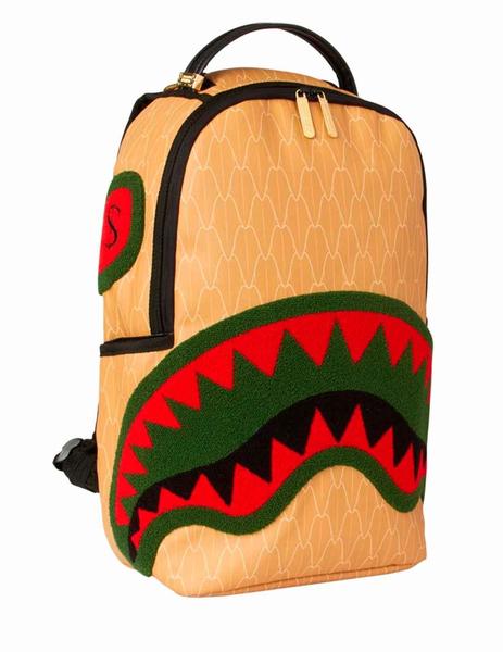 Sprayground estilo Gucci marrón Envío