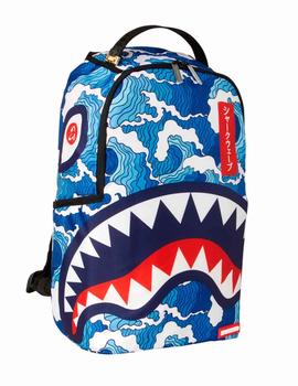 Mochila Sprayground Shark Wave azul