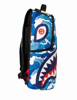 Mochila Sprayground Shark Wave azul