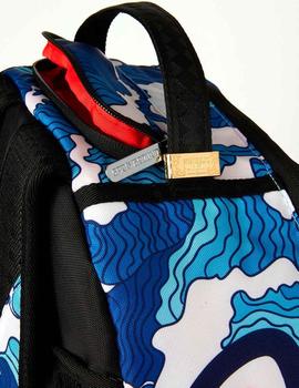 Mochila Sprayground Shark Wave azul