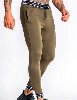 Pantalón Gianni Kavanagh verde militar elástico