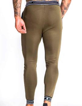 Pantalón Gianni Kavanagh verde militar elástico