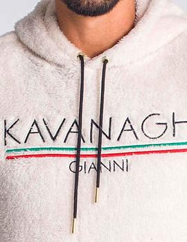 Sudadera Gianni Kavanagh de pelo beige para hombre