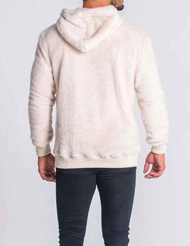 Sudadera Gianni Kavanagh de pelo beige para hombre