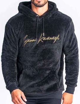 Sudadera Gianni Kavanagh de pelo negro para hombre