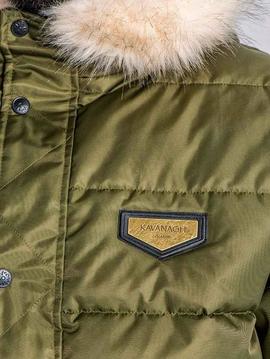 Chaqueta Bomber Gianni Kavanagh verde militar