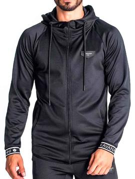Chaqueta chándal Gianni Kavanagh negra para hombre