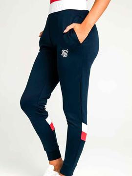 Pantalón SikSilk Retro Sport Track azul para mujer