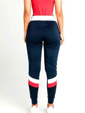 Pantalón SikSilk Retro Sport Track azul para mujer