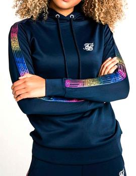 Sudadera SikSilk mujer Rainbow Runner Track Top