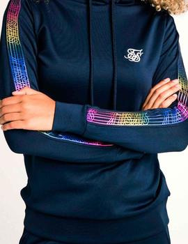 Sudadera SikSilk mujer Rainbow Runner Track Top