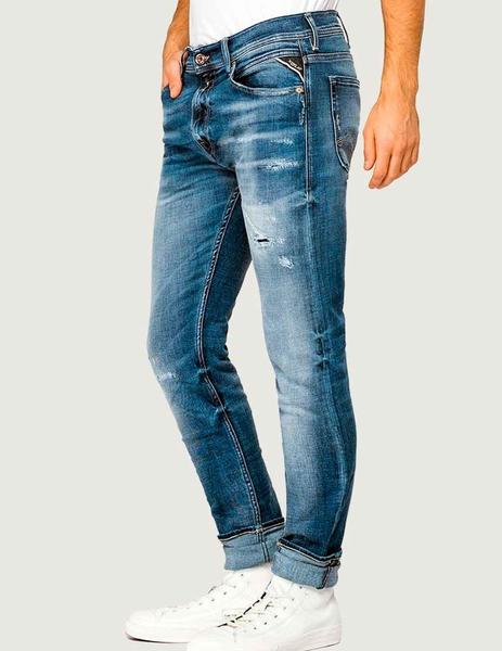 Tejano roto Jondrill skinny para hombre