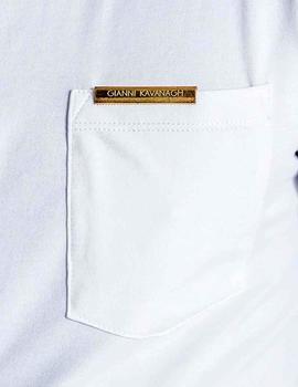 Camisa Gianni Kavanagh blanca ajustada