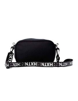 Bandolera HXTN Supply negra letras blancas