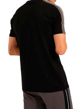 Camiseta Ellesse negra logo bordado para hombre