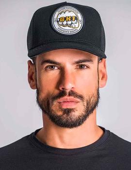 Gorra Gianni Kavanagh negra parche GK1