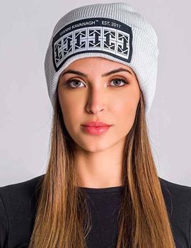 Gorro Gianni Kavanagh gris con parche tribal