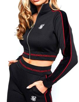 Sudadera corta SikSilk mujer Imperial Cropped