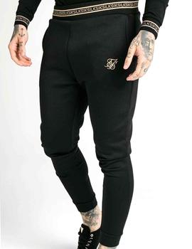 Pantalón chándal Siksilk para vestir color negro