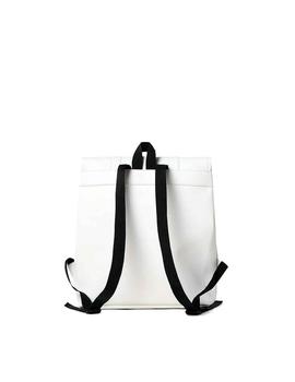 Mochila Rains off white unisex impermeable