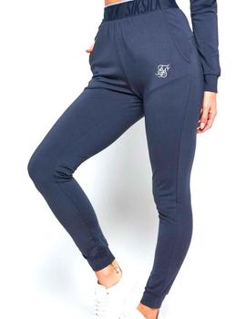 Pantalón chándal SikSilk mujer Gravity Track azul