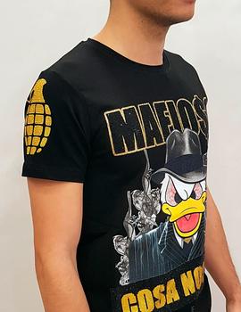 Camiseta Local Fanatic Pato Donald negra