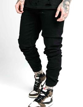 Pantalón moda SikSilk negro tobillos ajustados