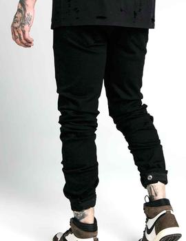 Pantalón moda SikSilk negro tobillos ajustados