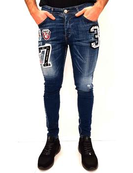 Jeans Mario Morato Denim con estampas bordadas