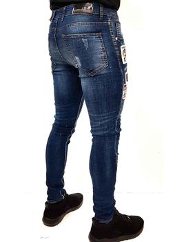 Jeans Mario Morato Denim con estampas bordadas