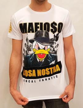 Camiseta Local Fanatic Pato Mafioso blanca