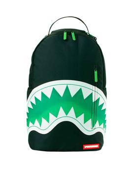 Mochila Sprayground original con tiburón verde