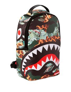 Mochila Sprayground Shark con billetes de dolar