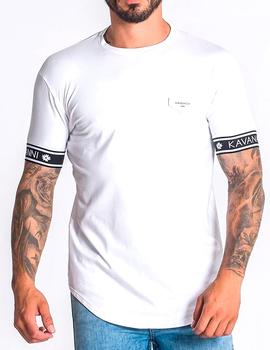 Camiseta Gianni Kavanagh blanca goma negra