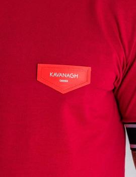 Camiseta Gianni Kavanagh burdeos para hombre