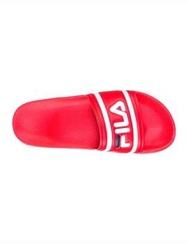 Chanclas Fila rojas Morro Bay Slipper para hombre