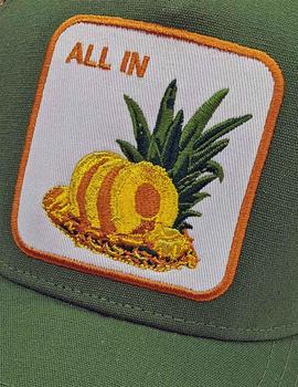 Gorra piña All In Cocowi verde unisex