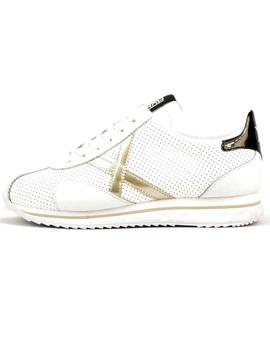 Zapatillas Munich Sapporo Sky 27 blancas x oro