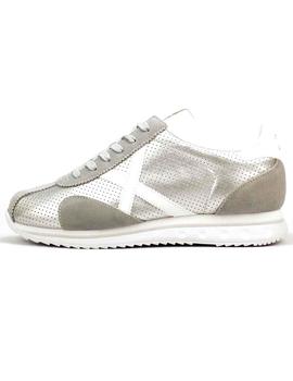 Zapatillas Munich Sapporo Sky 21 plata X blanca