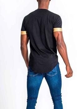 Camiseta Gianni Kavanagh negro letras estampadas