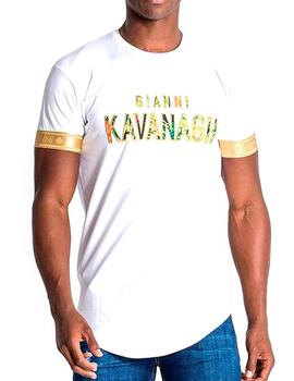 Camiseta Gianni Kavanagh blanca logo estampado