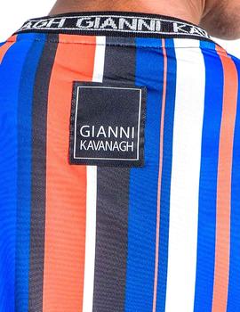 Camiseta Gianni Kavanagh rayas multicolor